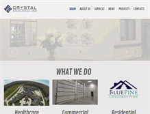 Tablet Screenshot of crystalcontracting.com